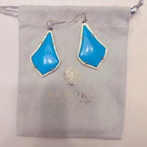 Kendra Scott Alexandra Turquoise Drop Earrings